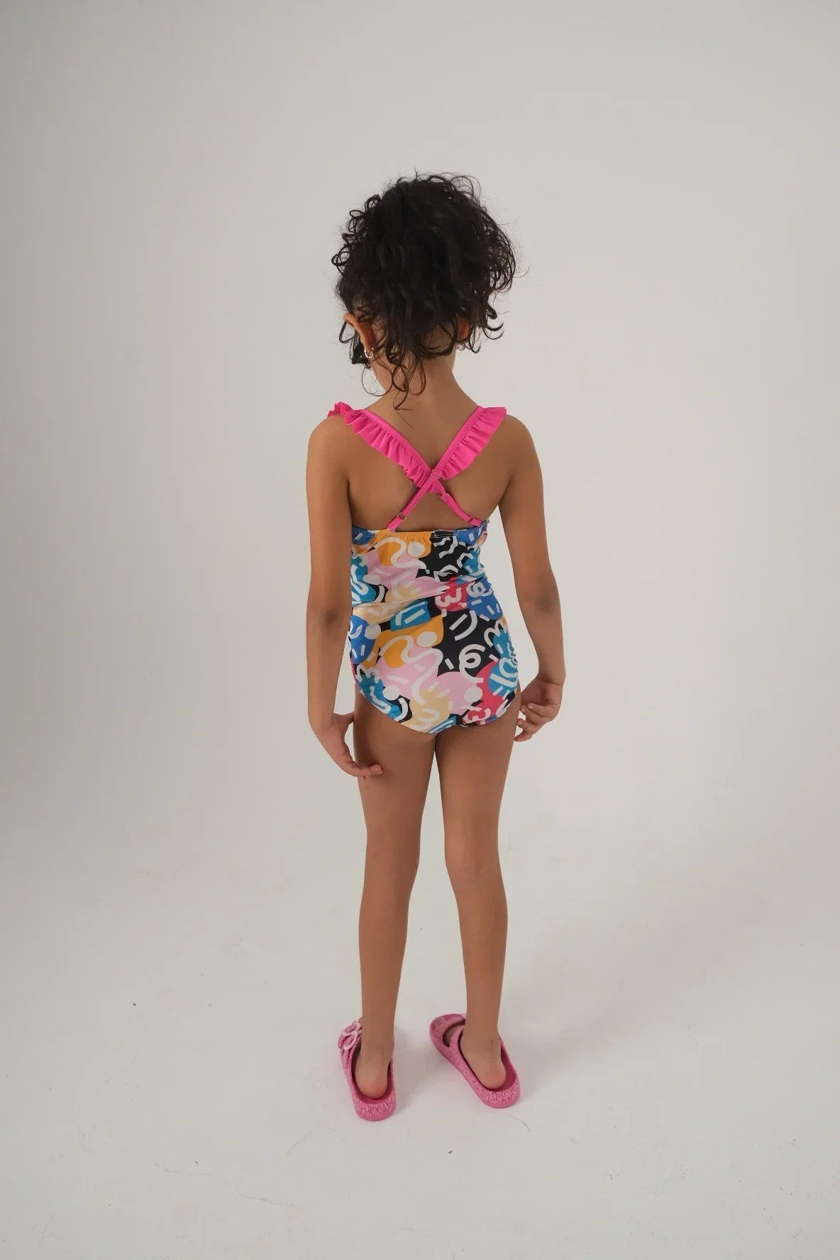 colorful doodles swimsuit - playmore
