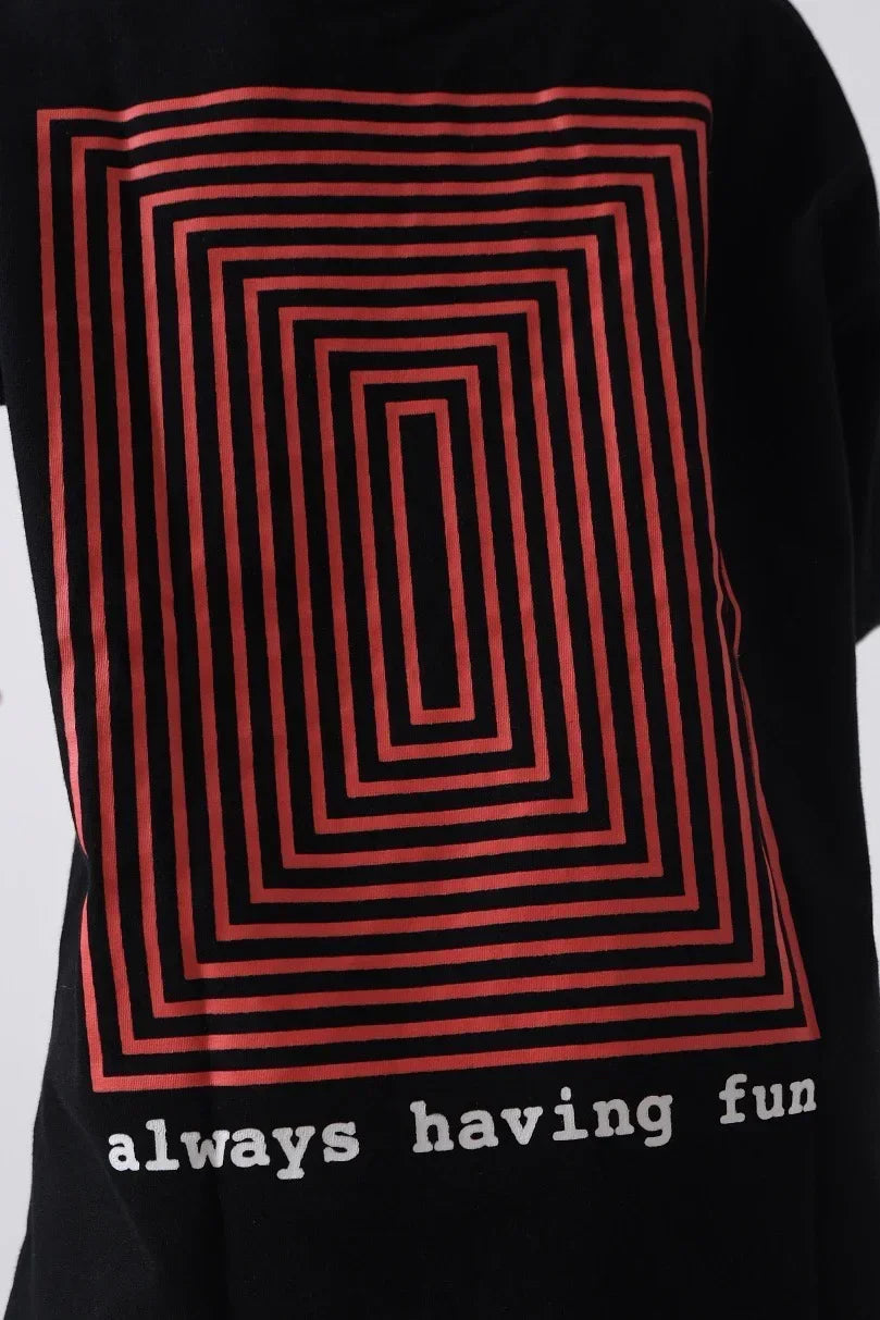 "always having fun" long-sleeved t-shirt - playmore