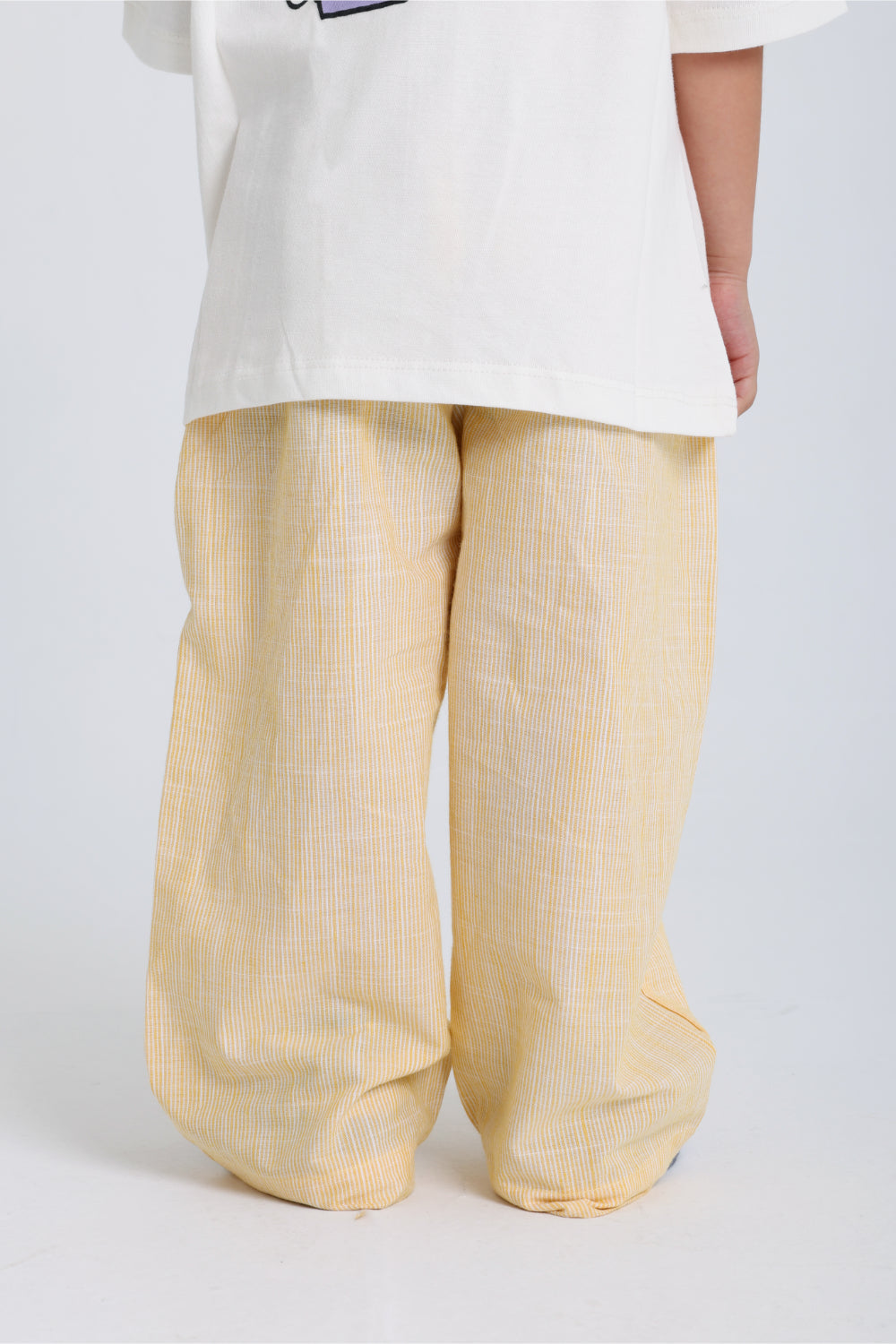 unisex baby cotton pants – yellow