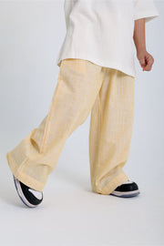 unisex baby cotton pants – yellow