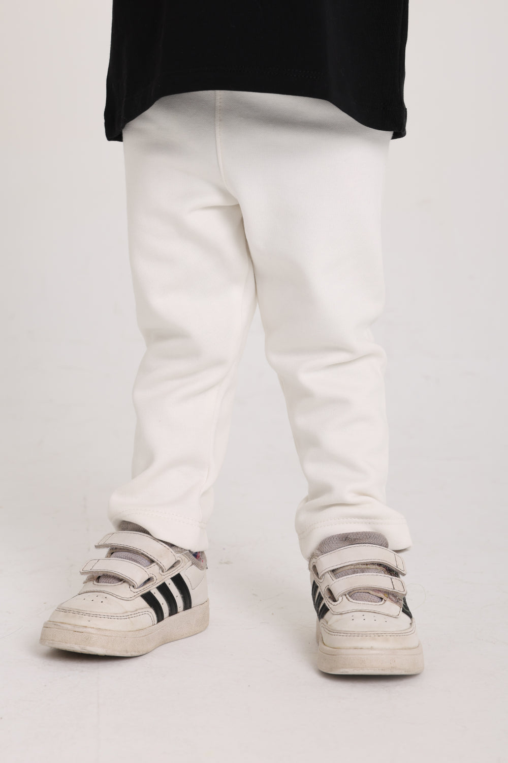 unisex interlock fur leggings – offwhite