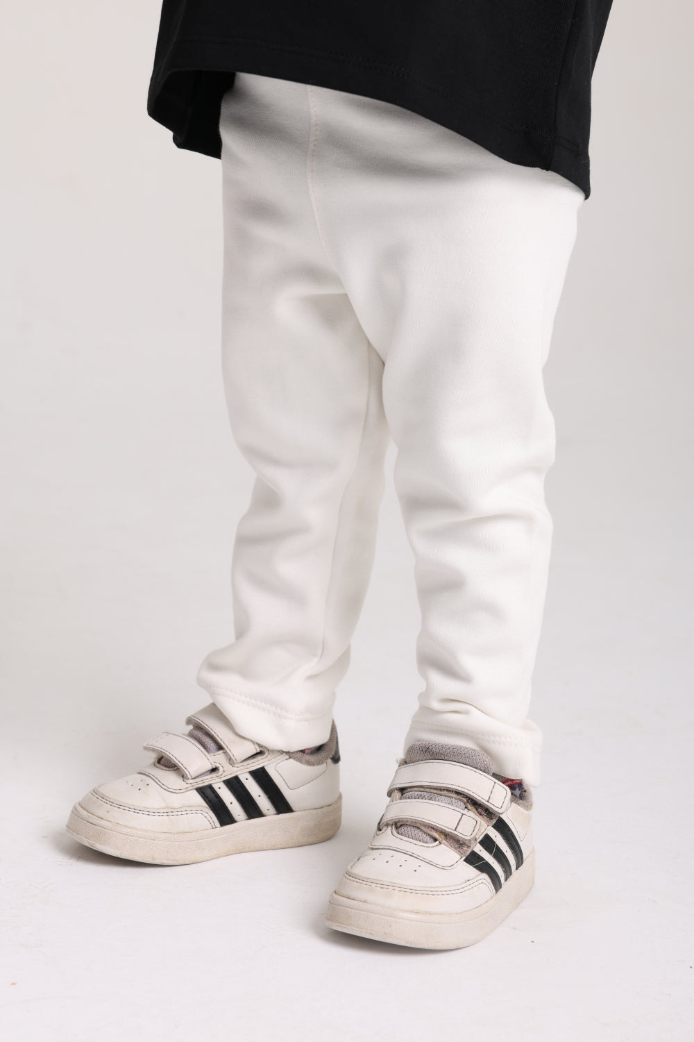 unisex interlock fur leggings – offwhite