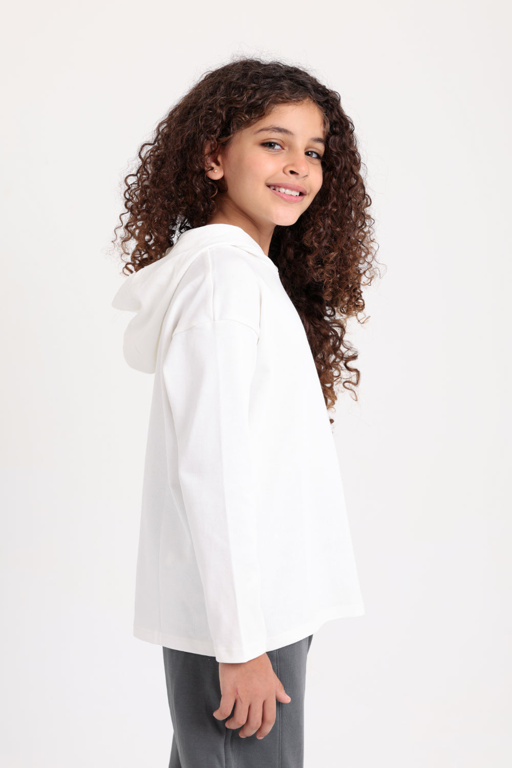 unisex cotton hooded – offwhite with "play all the games" print