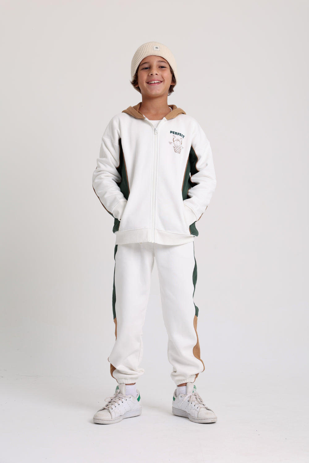 unisex cotton sweatpants – offwhite