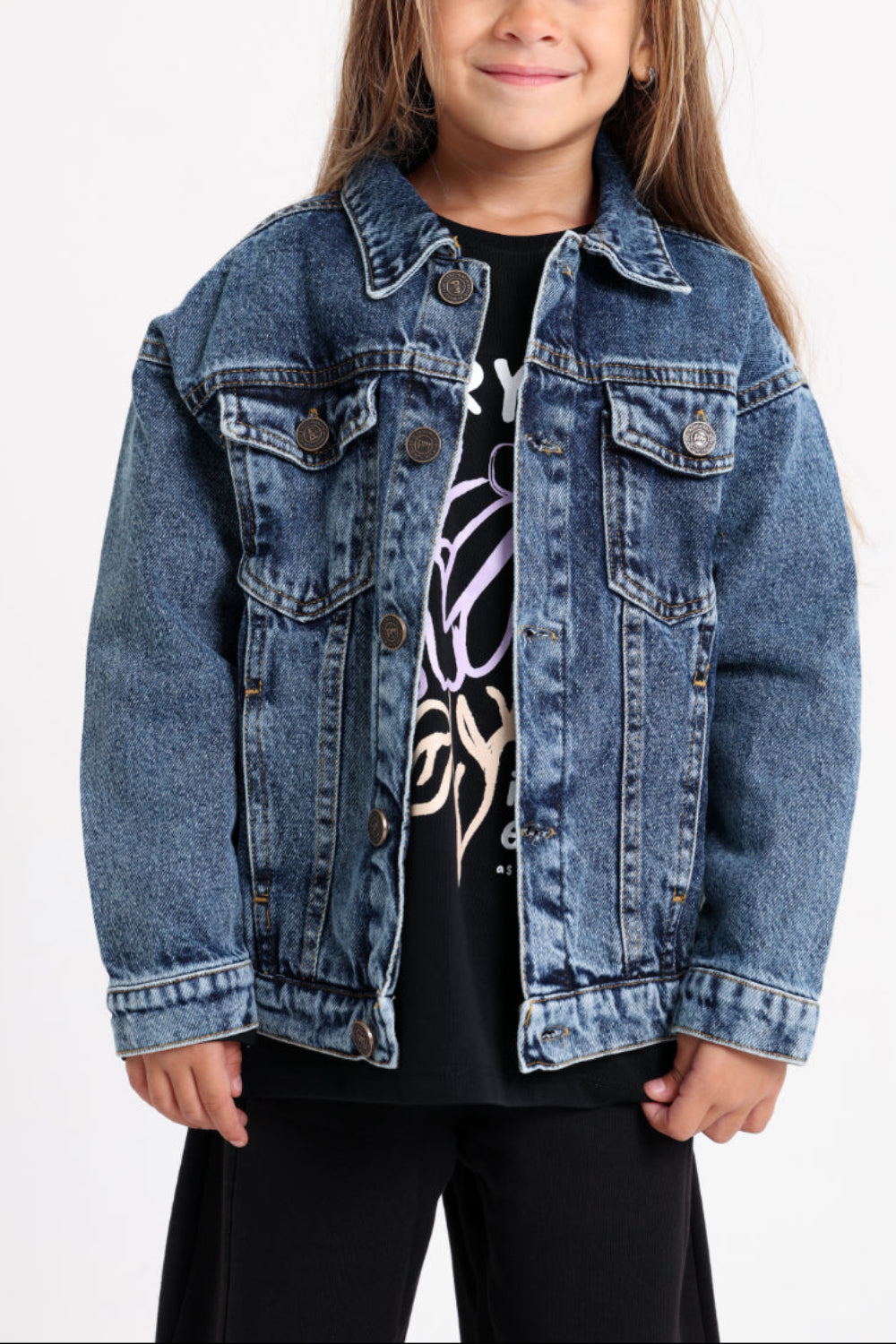 unisex denim jacket - light blue