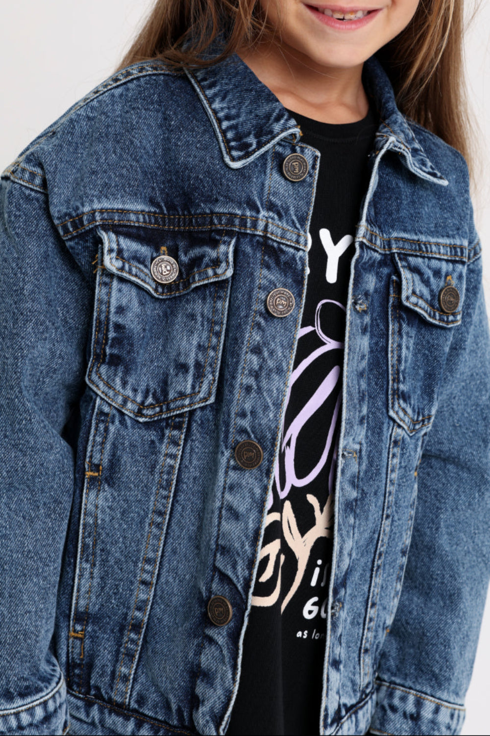 unisex denim jacket - light blue