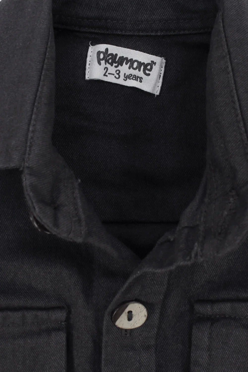 charcoal long-sleeved overshirt - playmore
