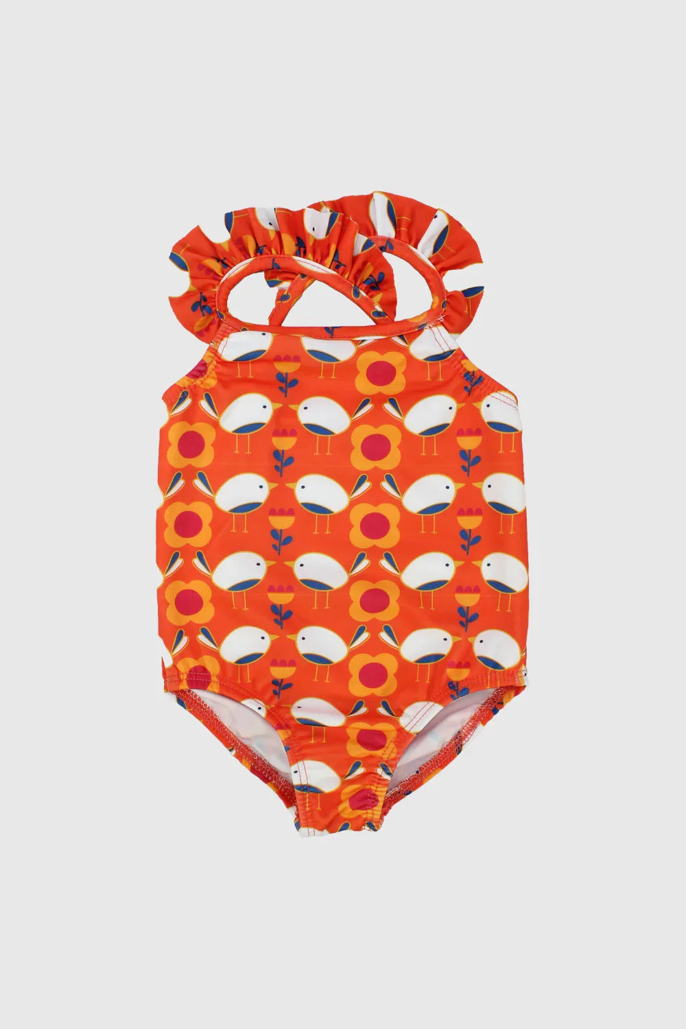 birds n flowers baby swimsuit - playmore