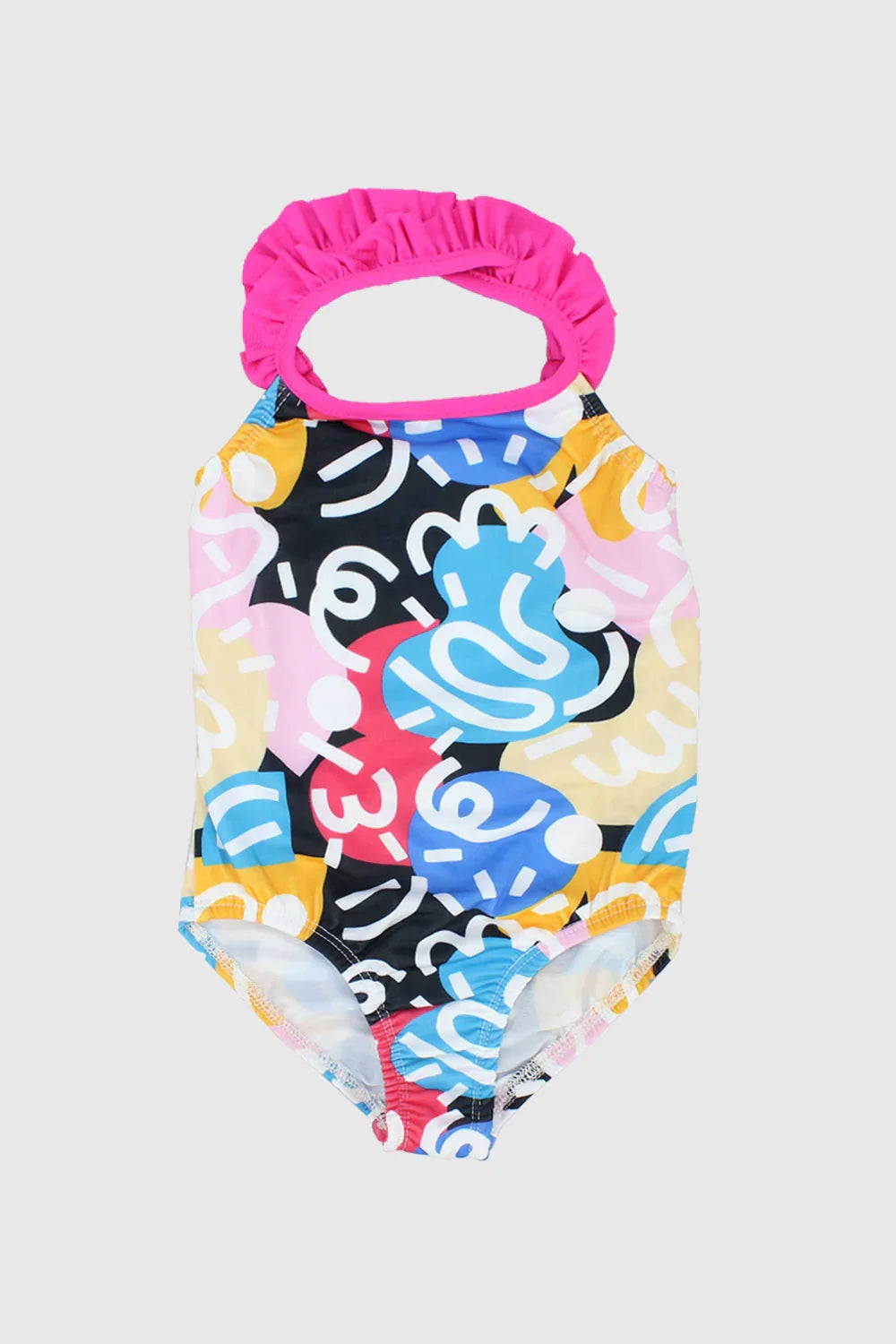 colorful doodles swimsuit - playmore