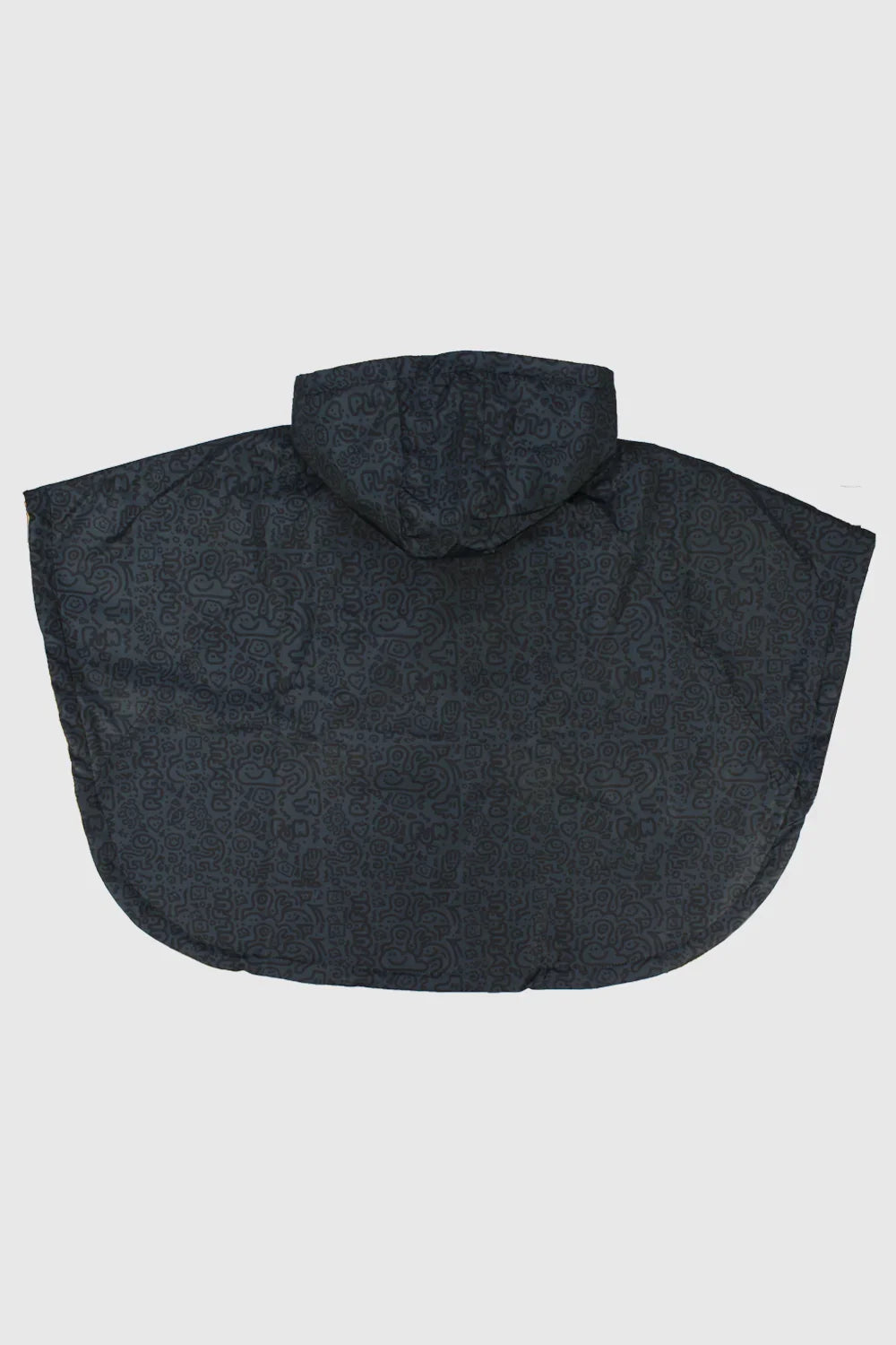 unisex doodles poncho towel - playmore