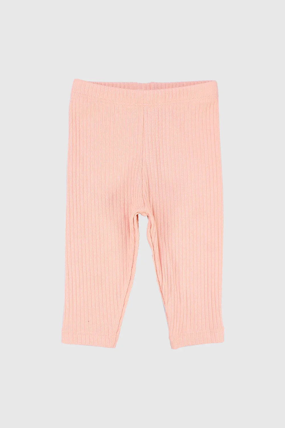 salmon ribbed leggings - playmore