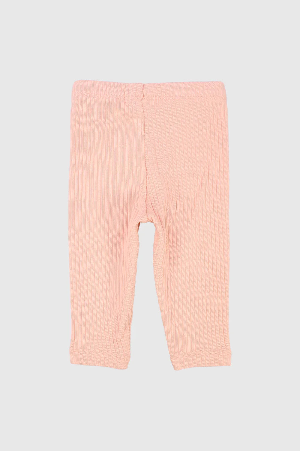 salmon ribbed leggings - playmore