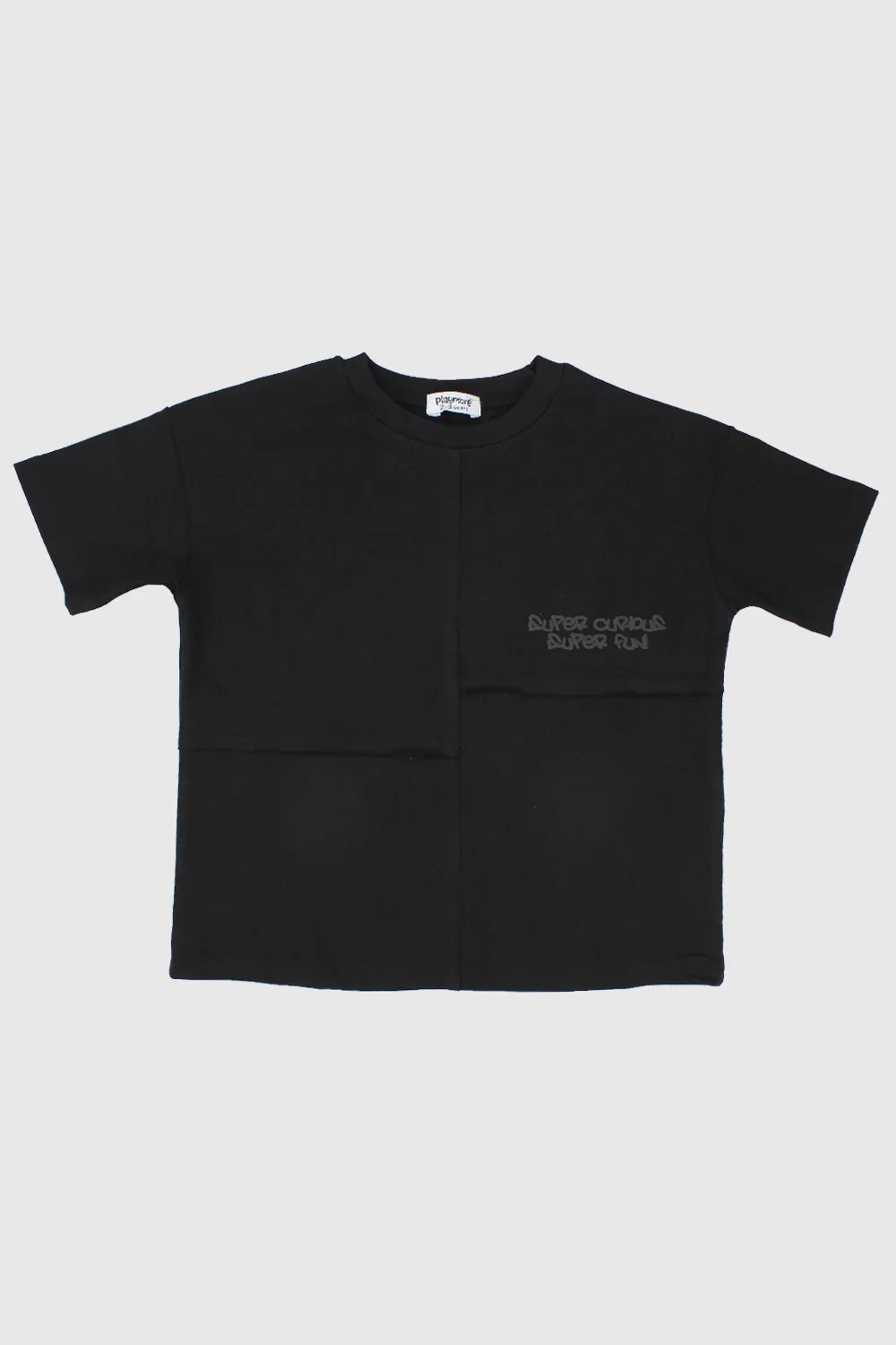 "super curious" paneled t-shirt - playmore