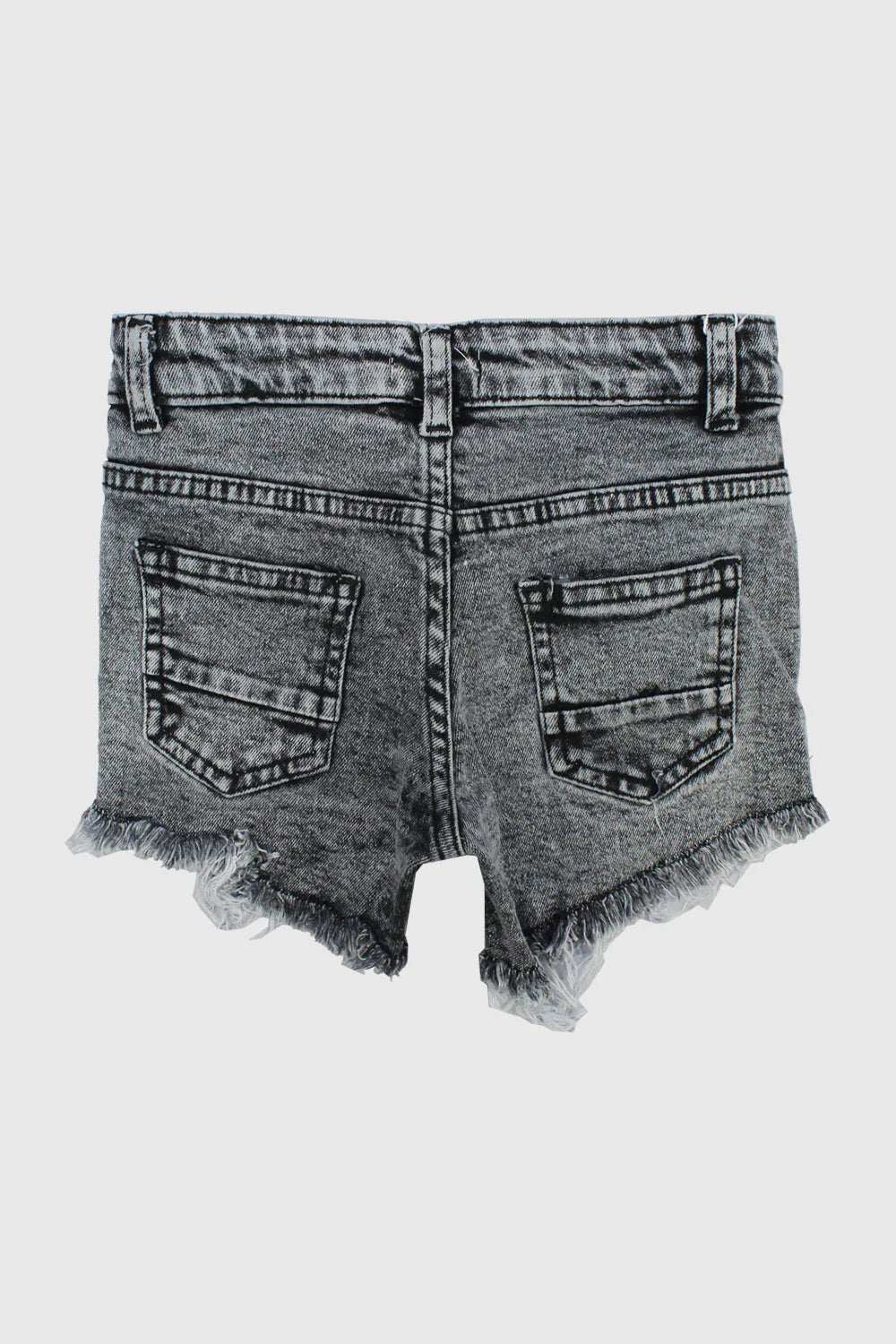 grey ripped jean shorts - playmore