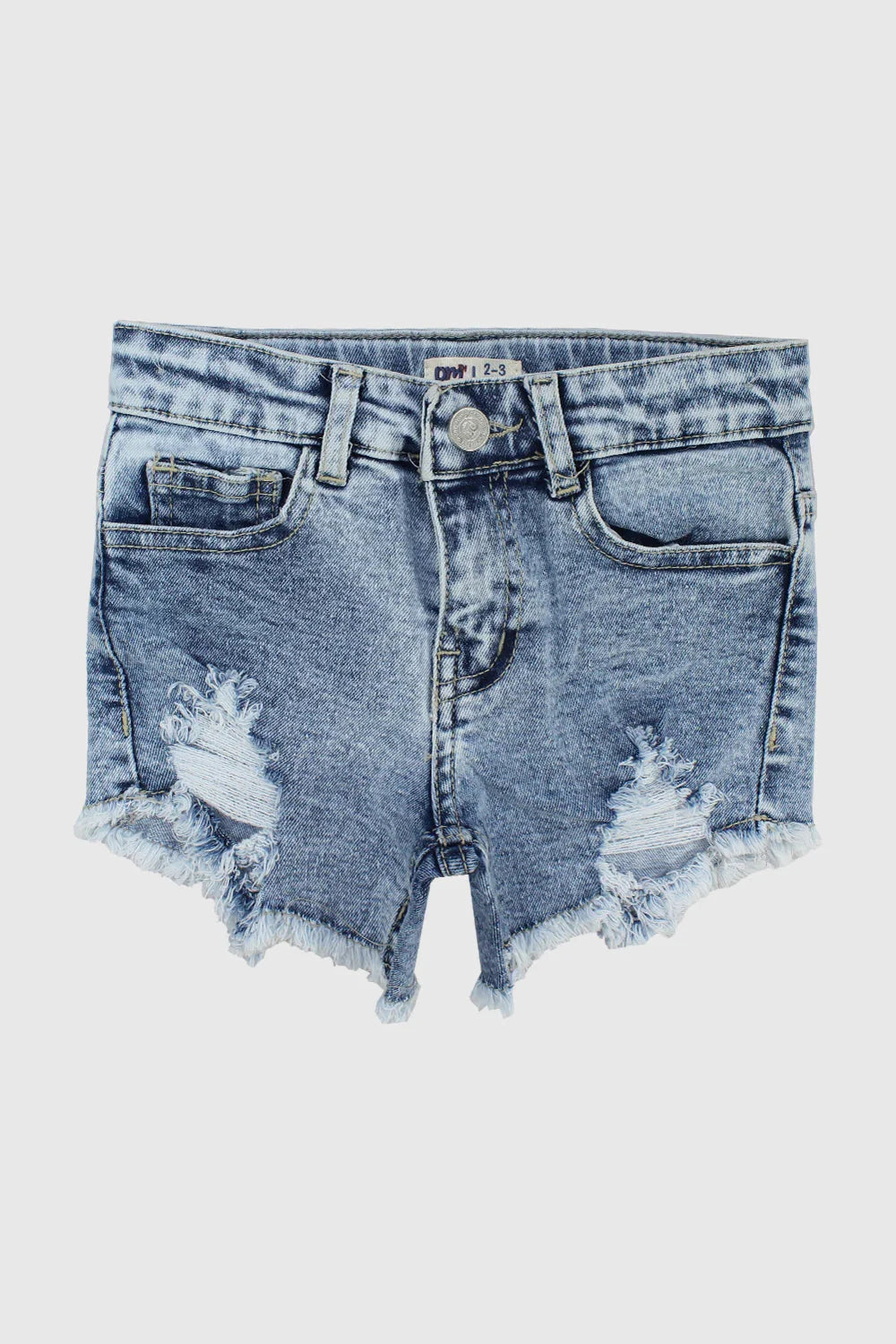 blue ripped jean shorts - playmore