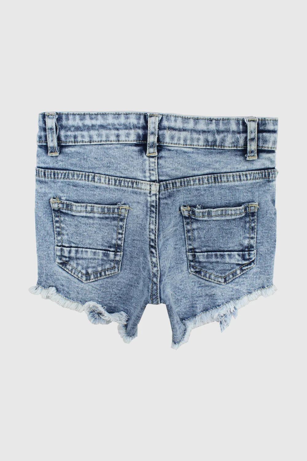 blue ripped jean shorts - playmore
