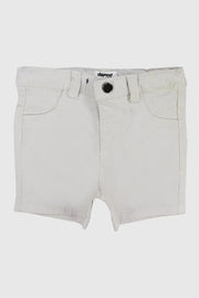 unisex beige gabardine shorts - playmore