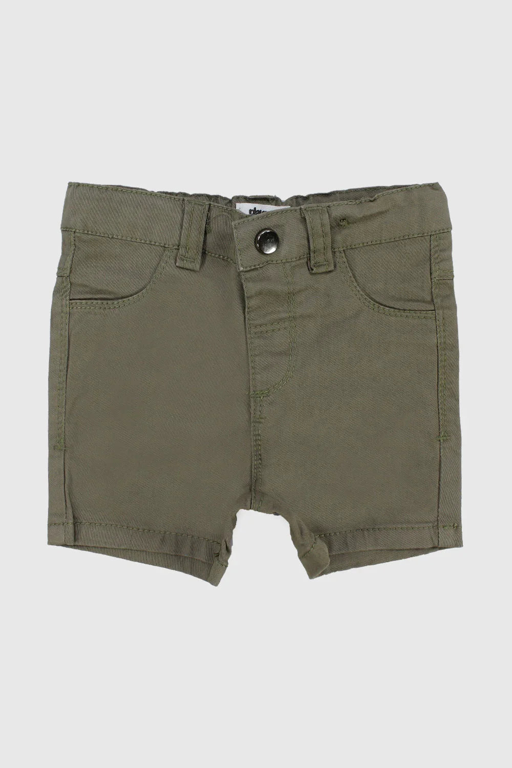 olive gabardine shorts - playmore