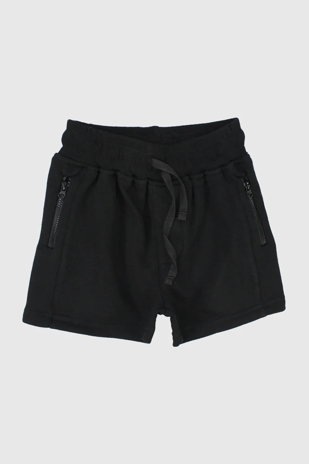 black side zipper shorts - playmore