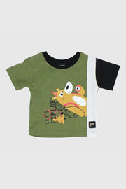 "let's explore" short-sleeved t-shirt - playmore