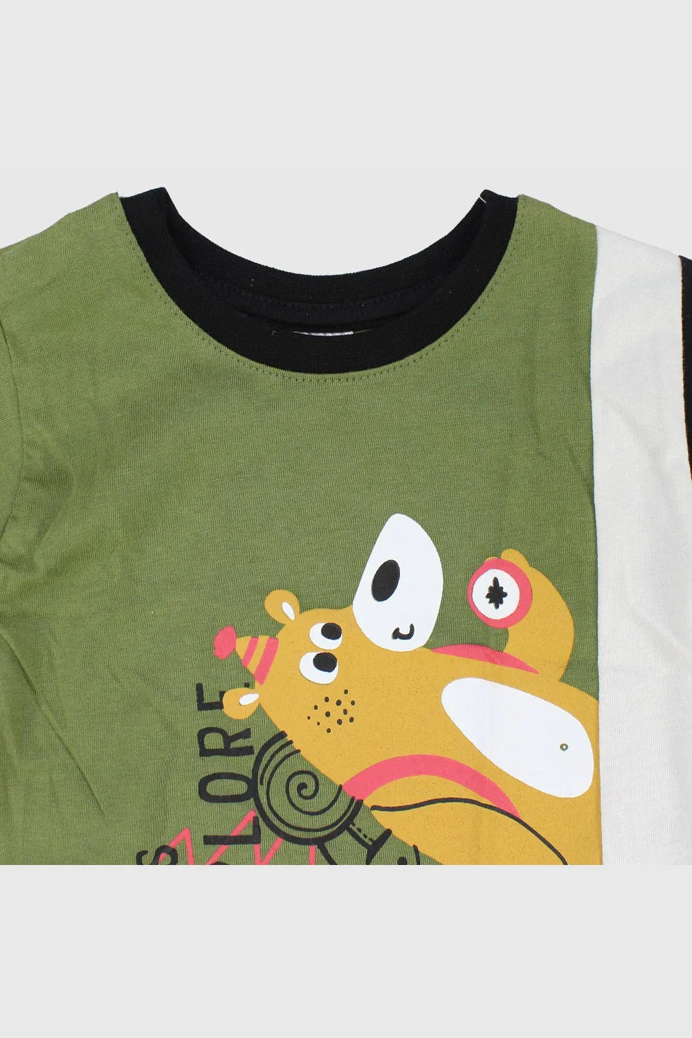 "let's explore" short-sleeved t-shirt - playmore