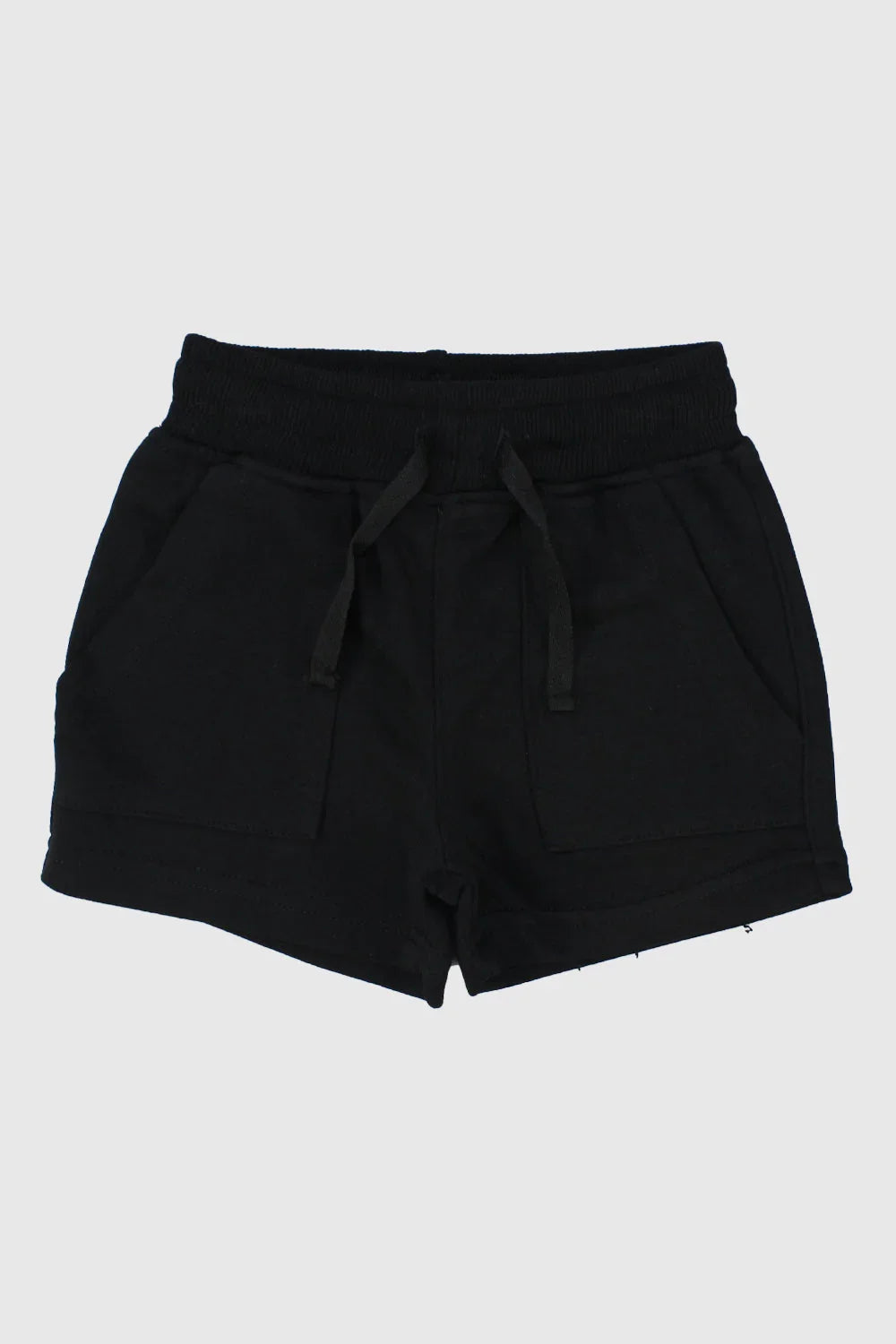 black cotton shorts - playmore