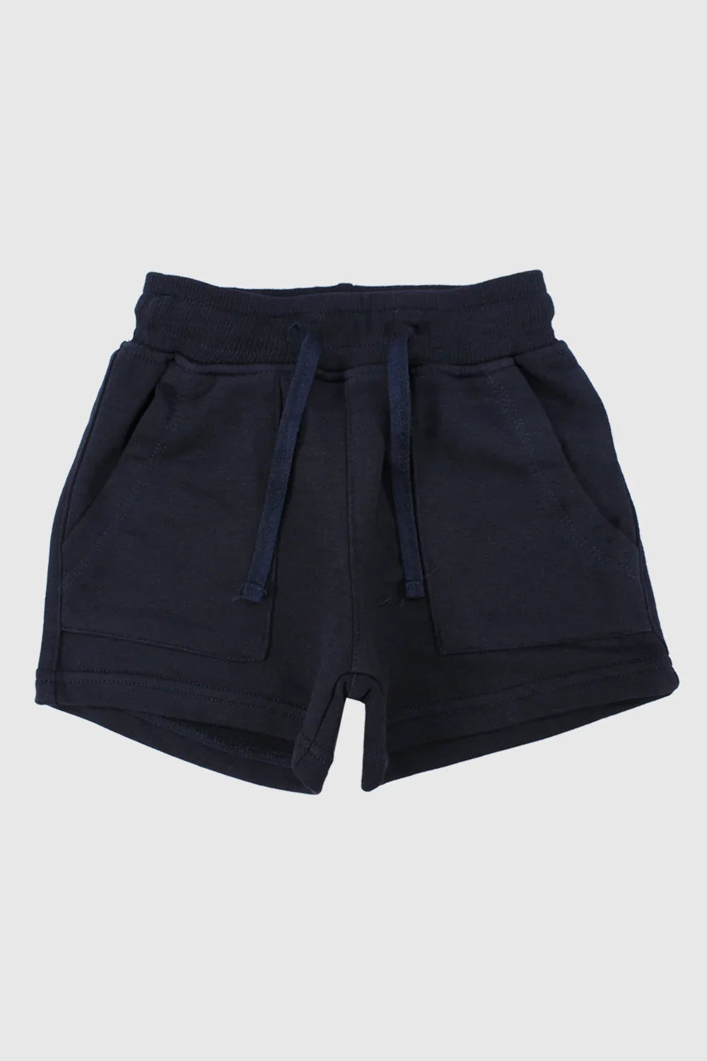navy cotton shorts - playmore