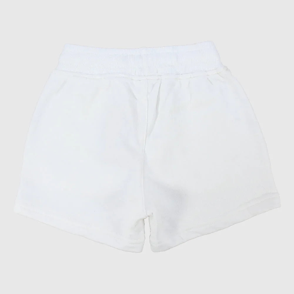 white cotton shorts - playmore