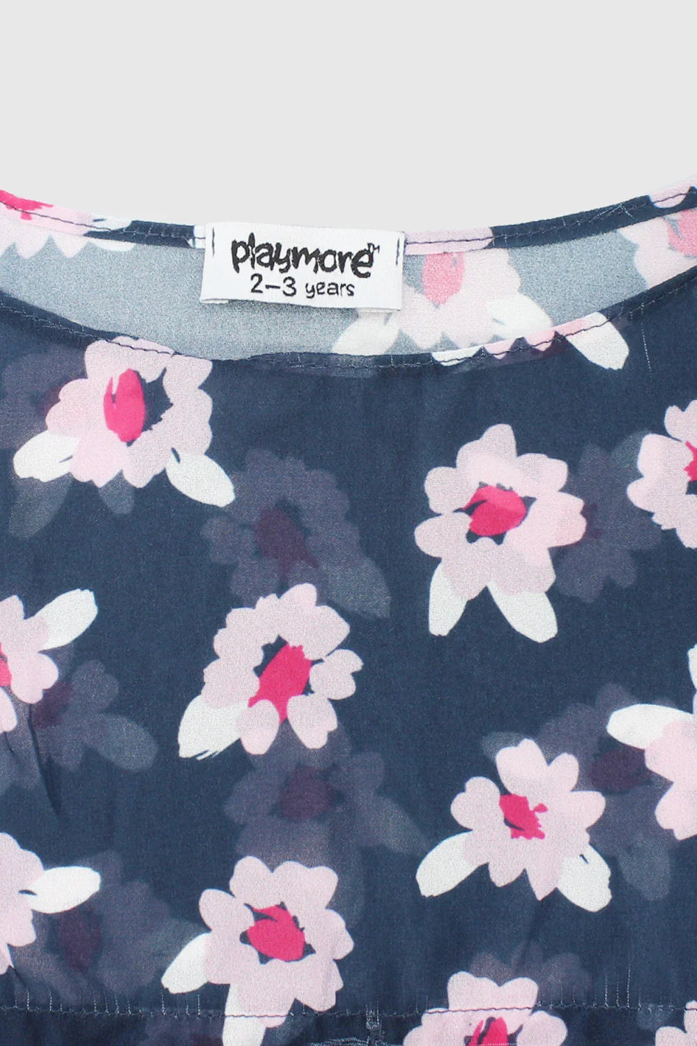 pink flowers ruffled coverup - playmore