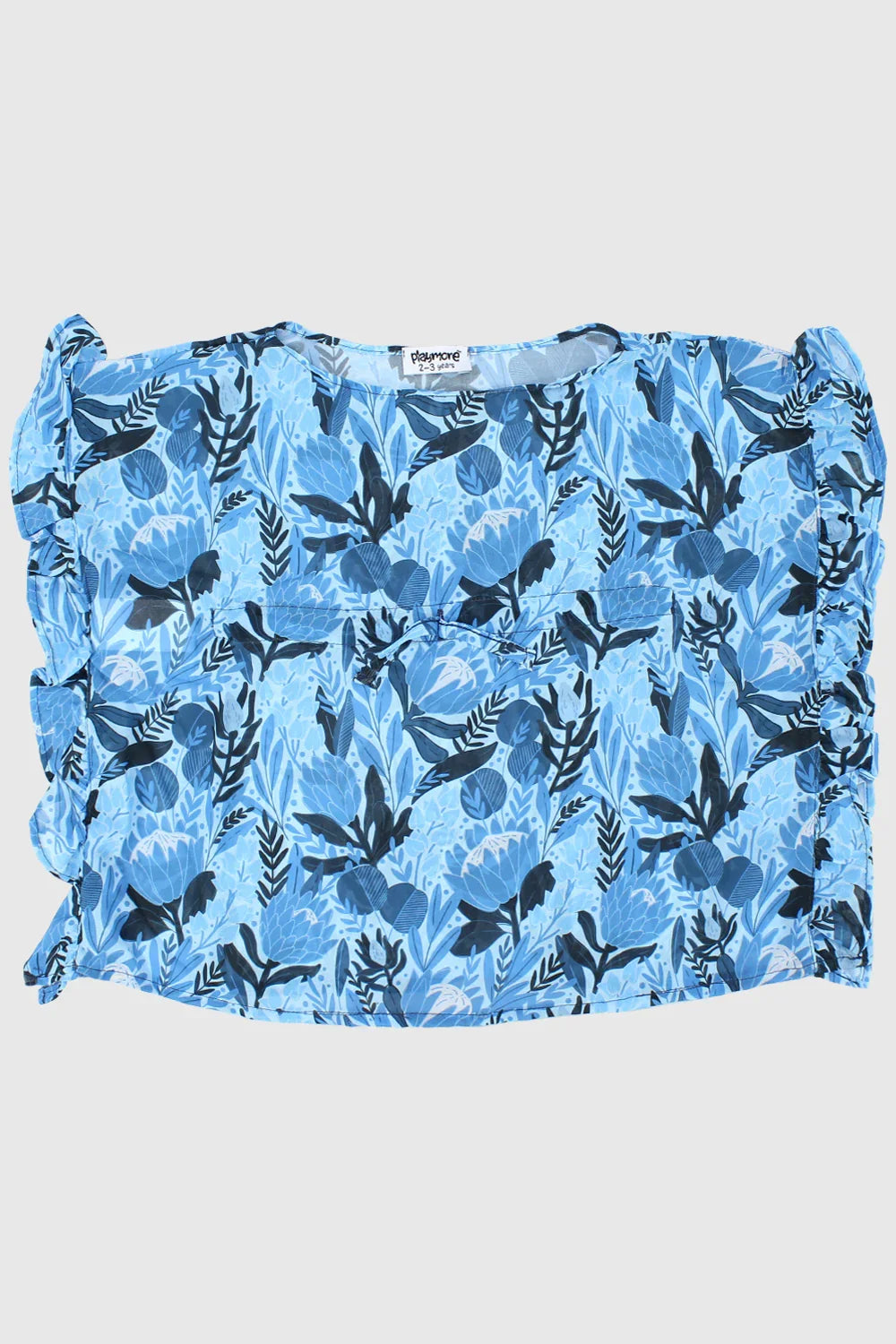 floral ruffled coverup - playmore