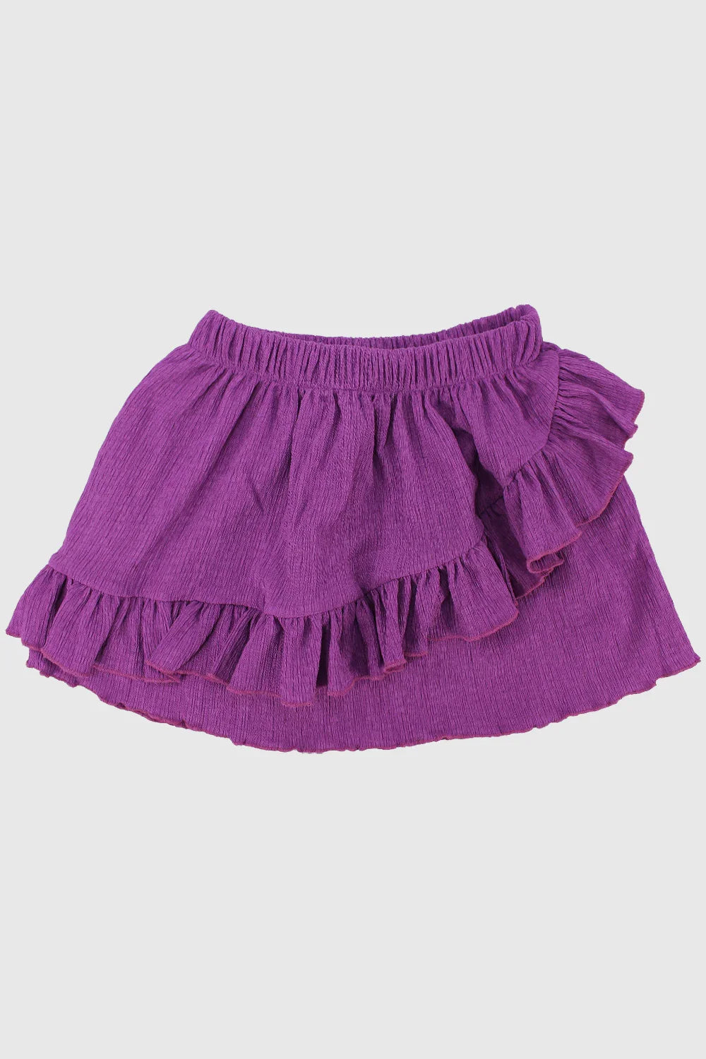 purple ruffled skirt - playmore