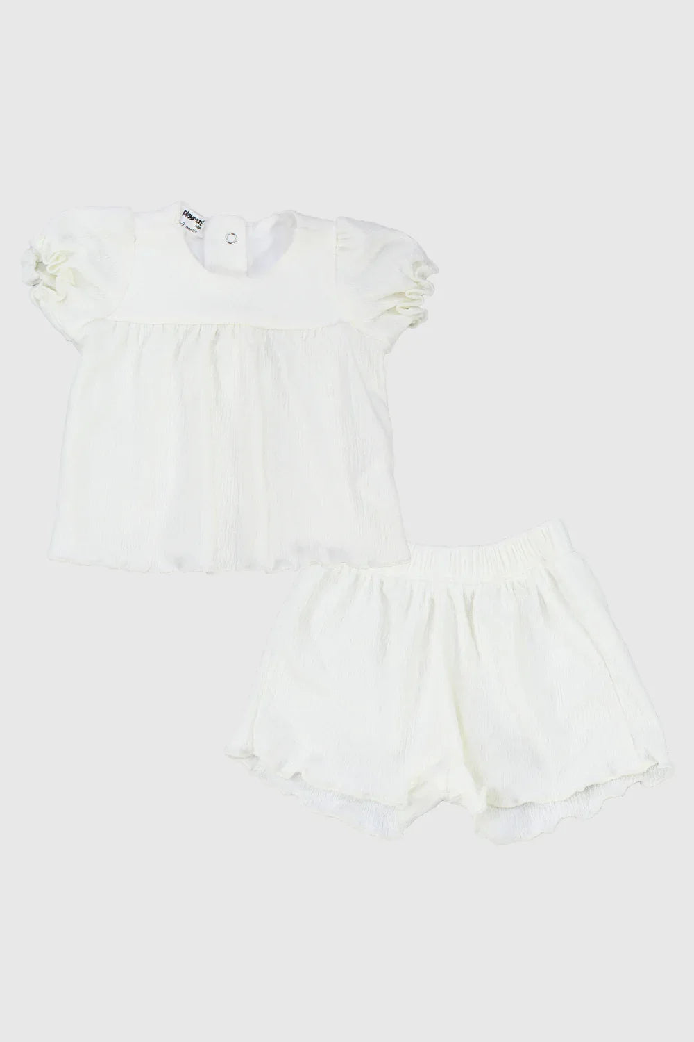 white 2-piece outfit set - playmore