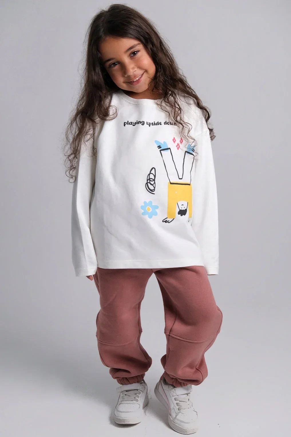 unisex "playing upside down" long-sleeved t-shirt - playmore