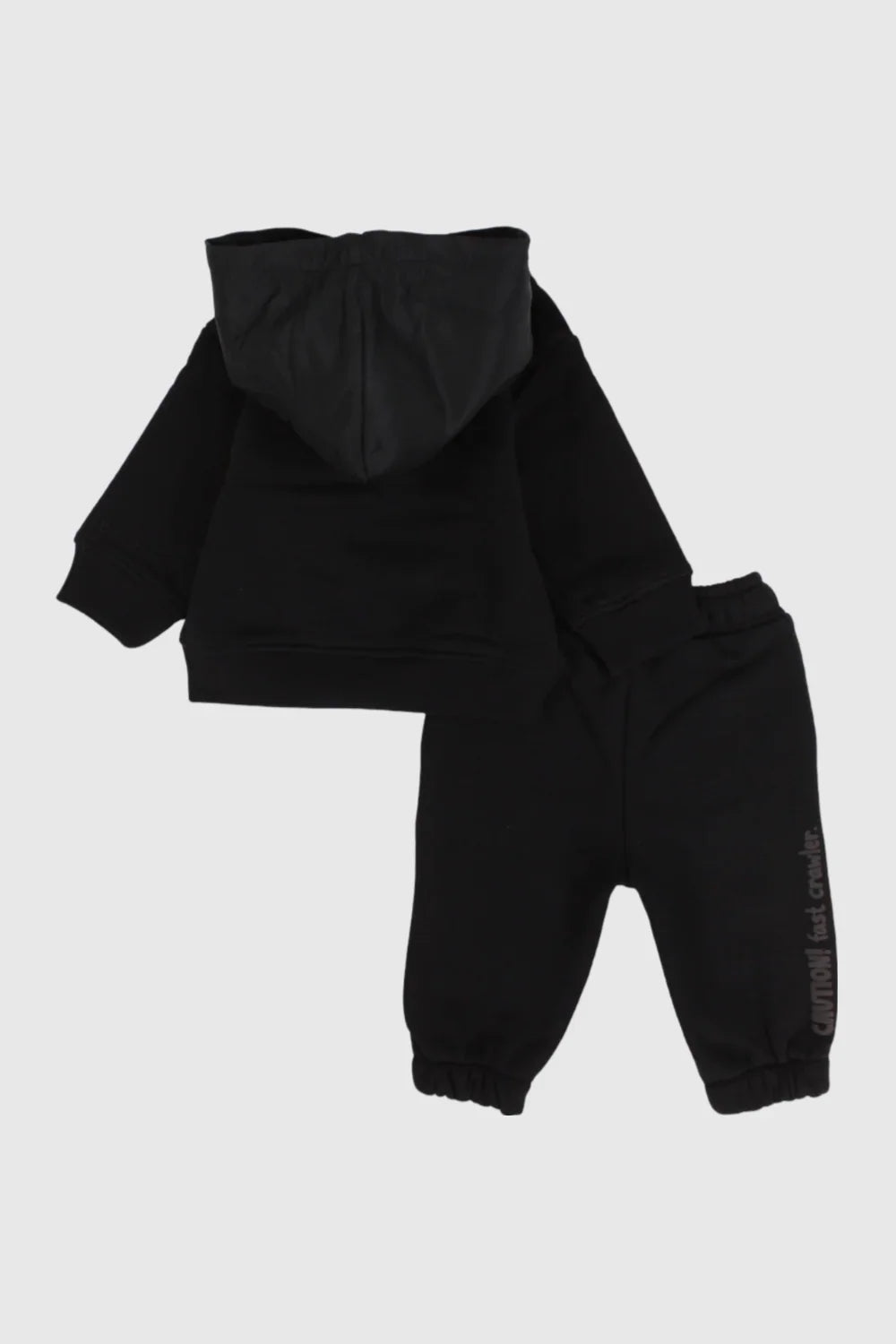 unisex black 2-piece outfit set - playmore
