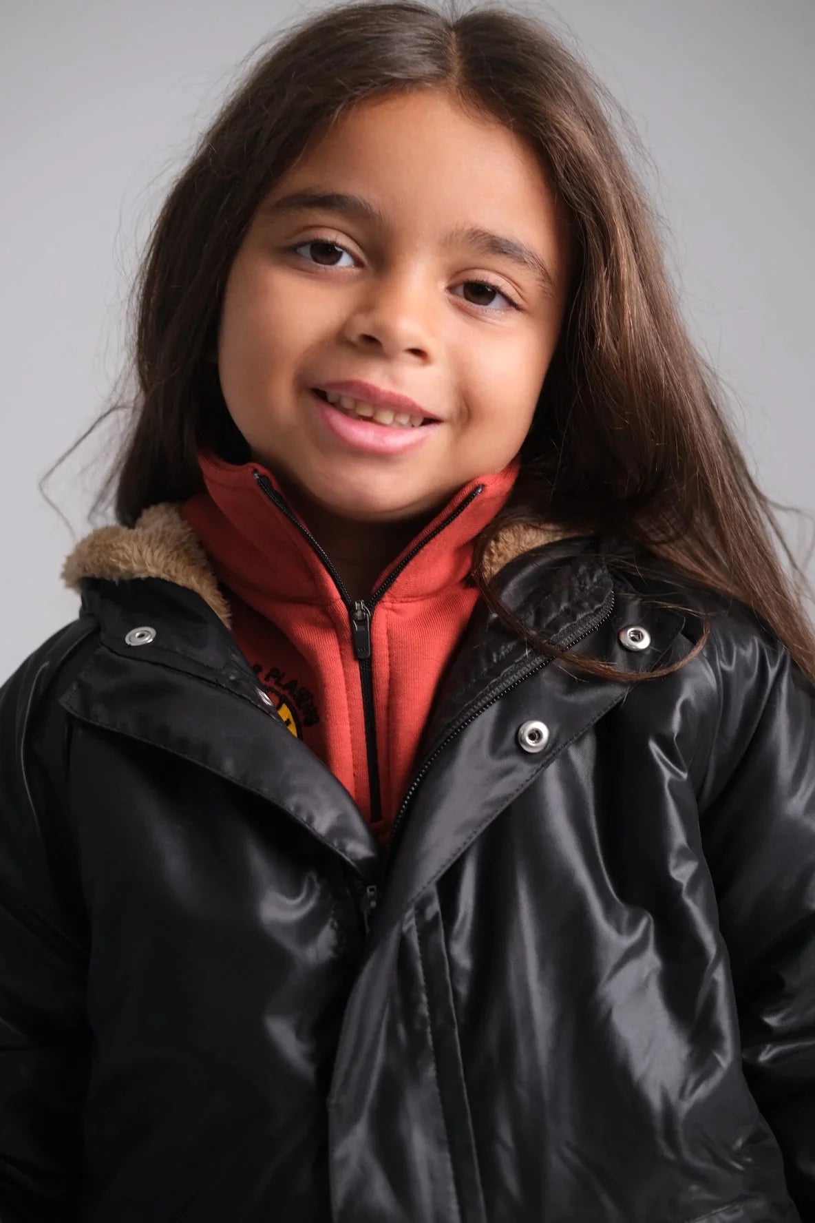 unisex black fur lined raincoat - playmore