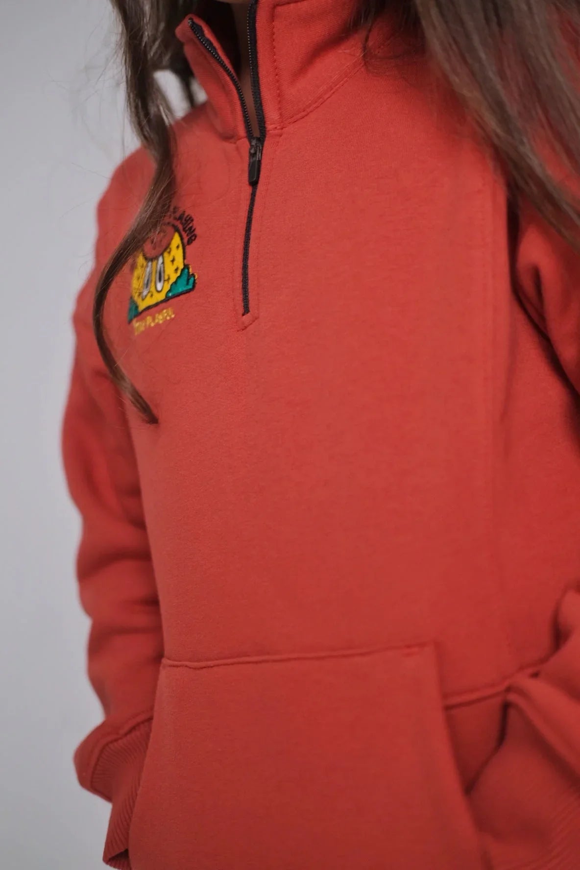 unisex brick "don't stop playing" long-sleeved sweatshirt - playmore