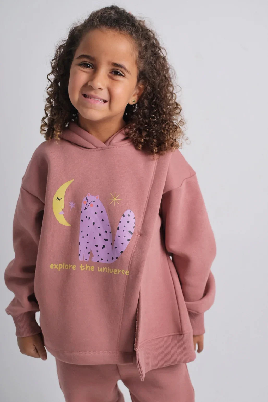 "explore the universe" long-sleeved youth hoodie - playmore