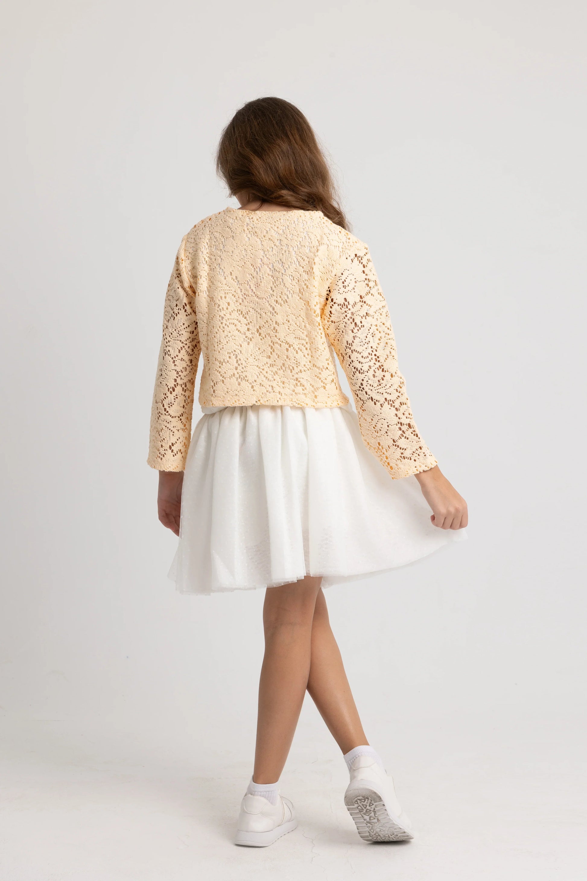 baby girls tulle skort – offwhite - playmore