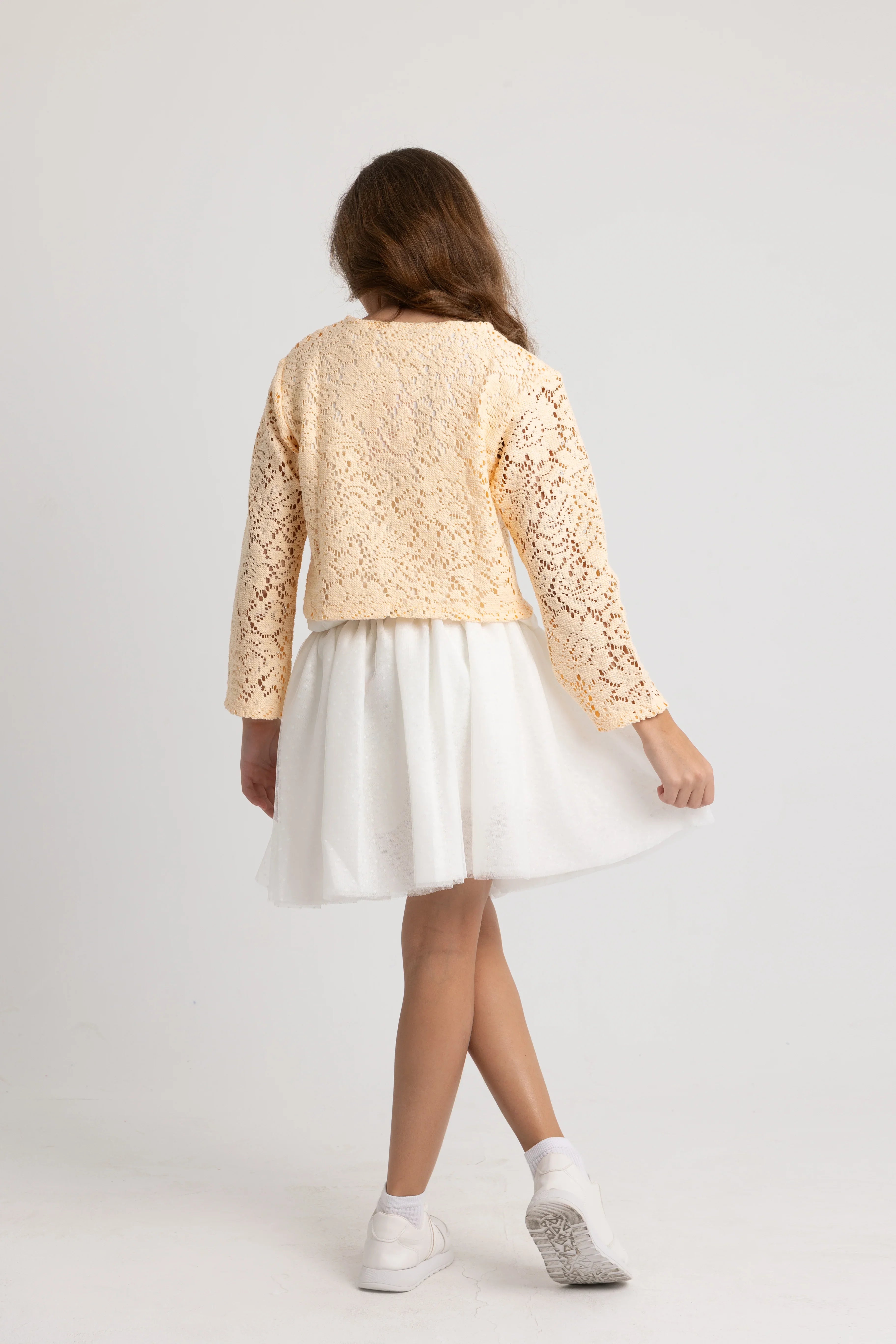 baby girls tulle skort – offwhite - playmore
