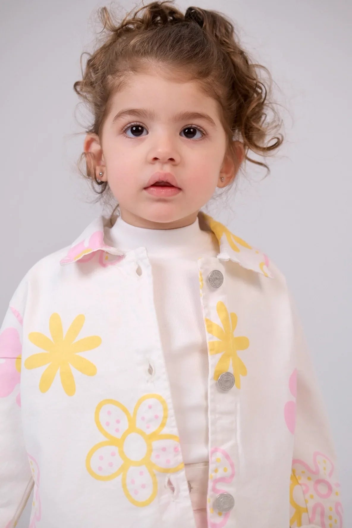 baby girls gabardine jacket – offwhite - playmore