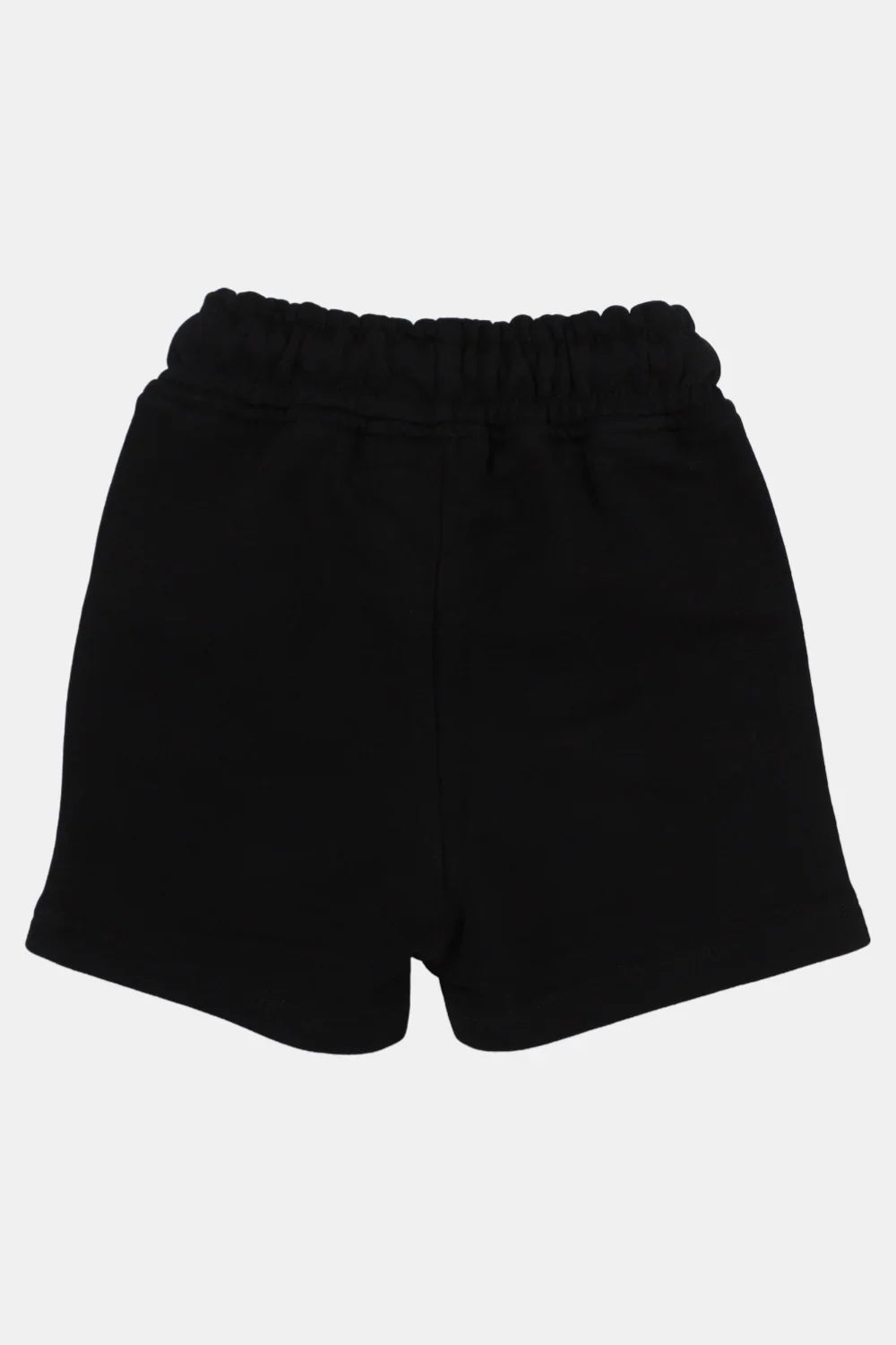 unisex baby cotton shorts – black - playmore