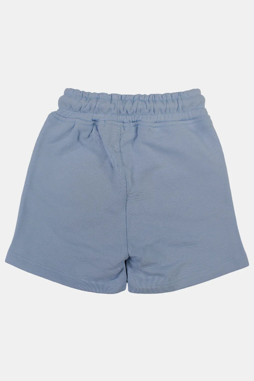 unisex baby cotton shorts – baby blue - playmore