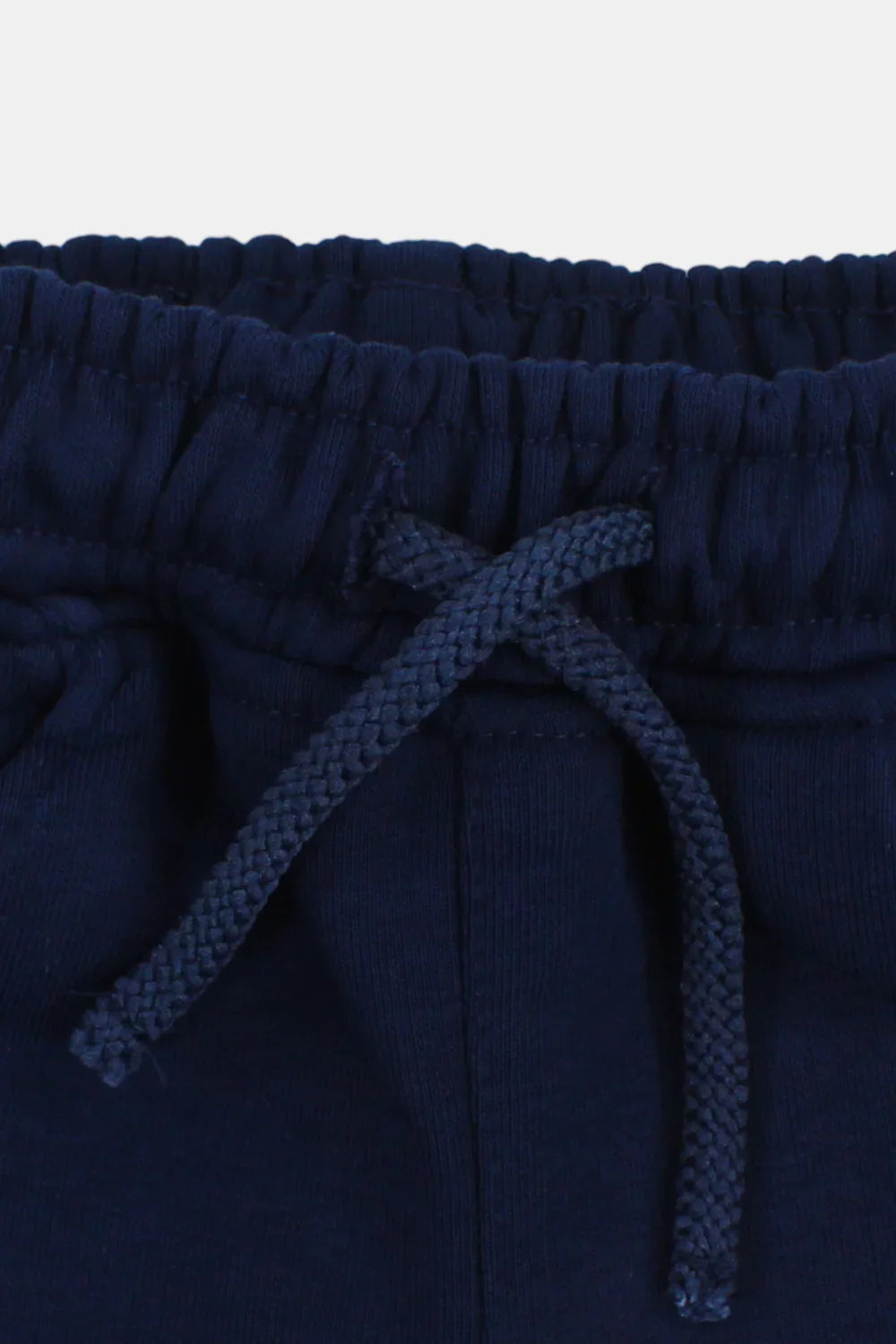 unisex baby navy cotton shorts - playmore