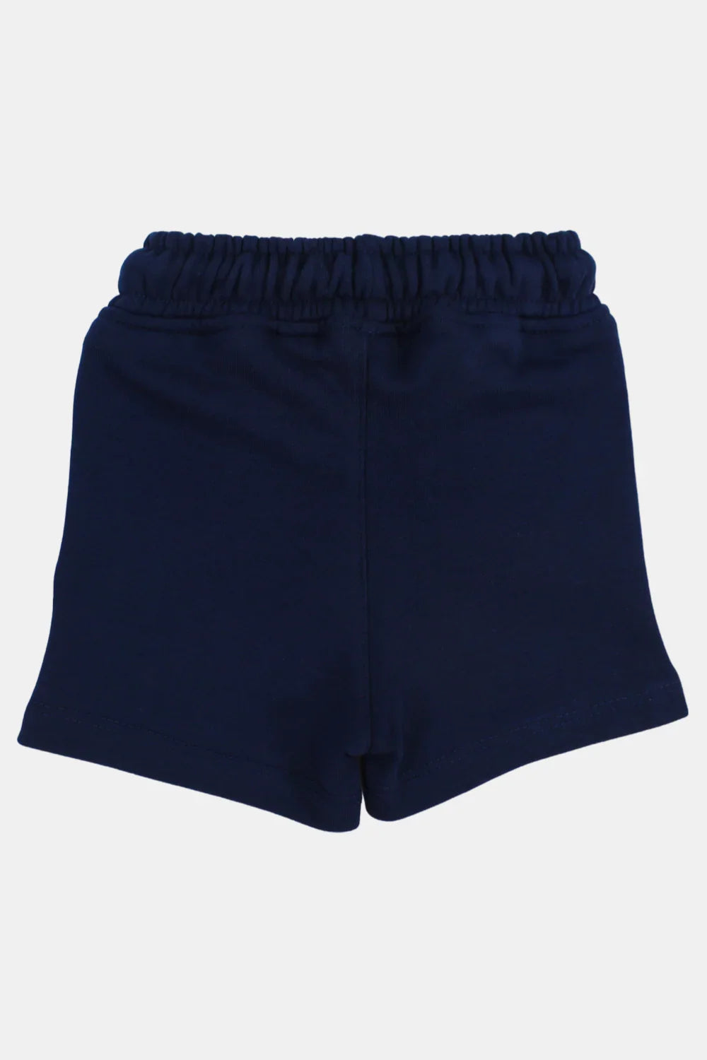 unisex baby navy cotton shorts - playmore
