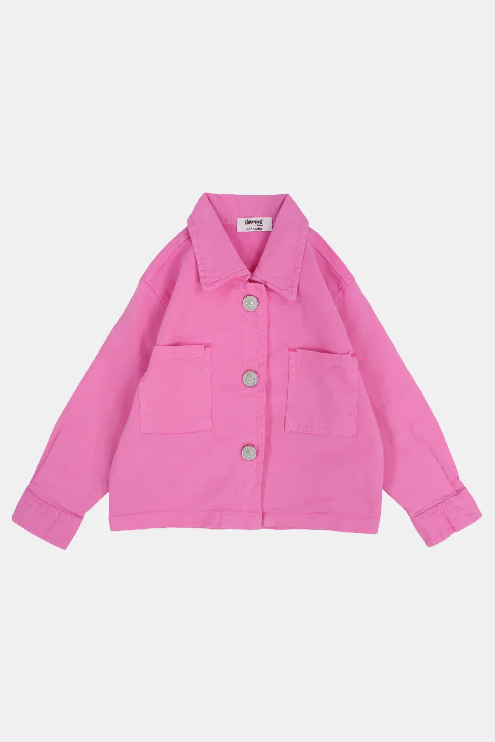 baby girls fuchsia gabardine jacket - playmore