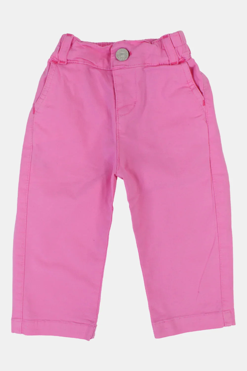 baby fuchsia gabardine pants - playmore