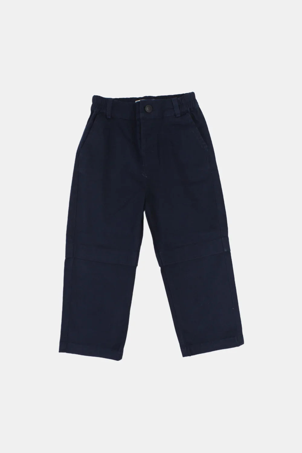 unisex baby navy gabardine pants - playmore
