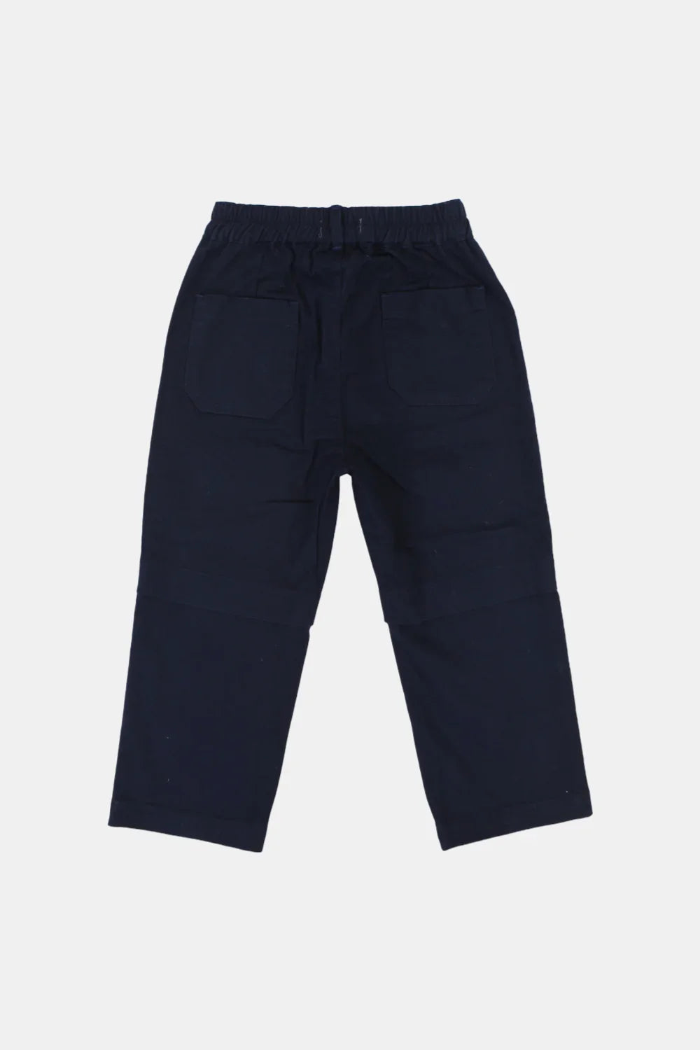 unisex baby navy gabardine pants - playmore
