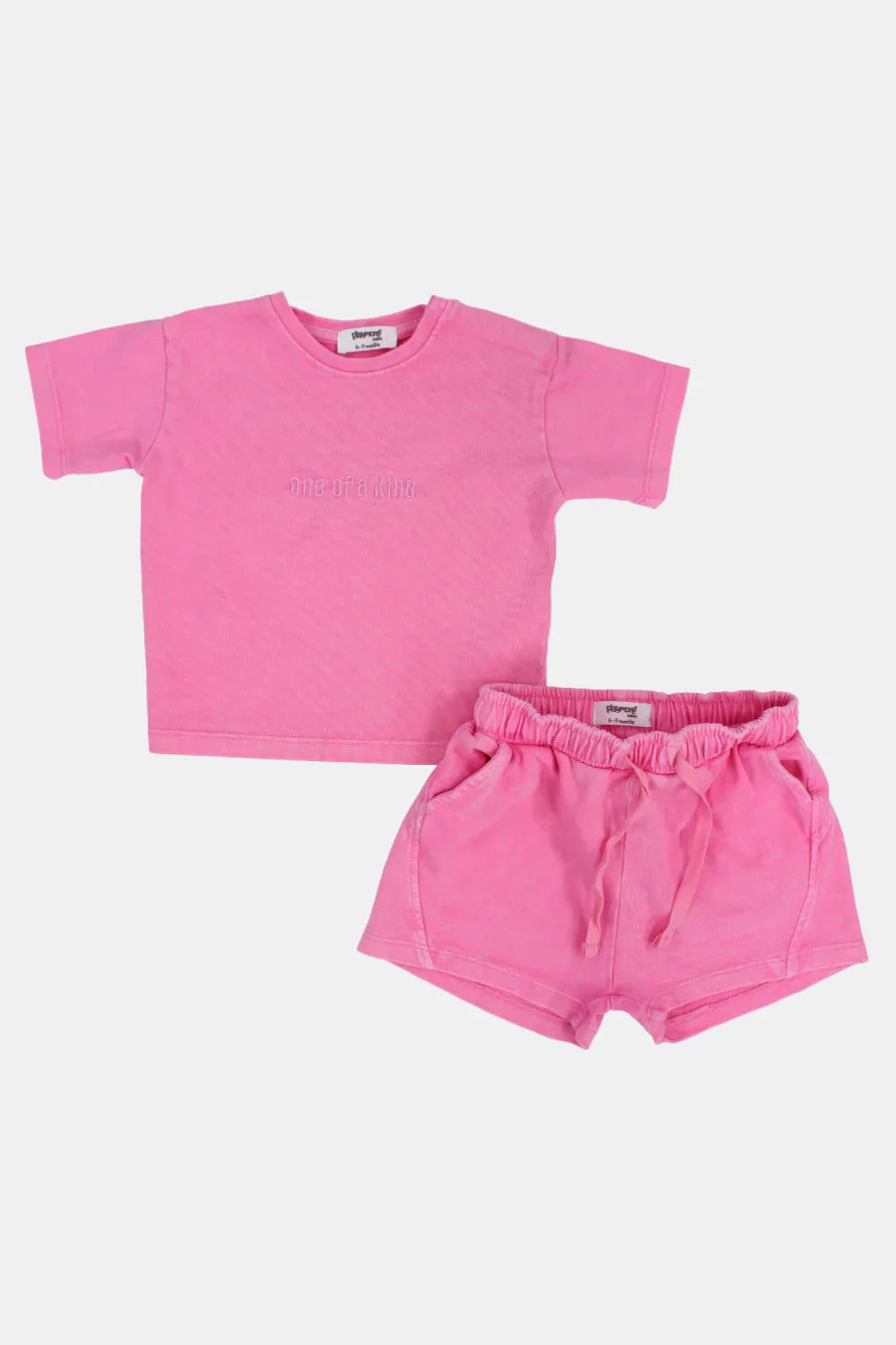 baby fuchsia "one of a kind" outfit set - playmore