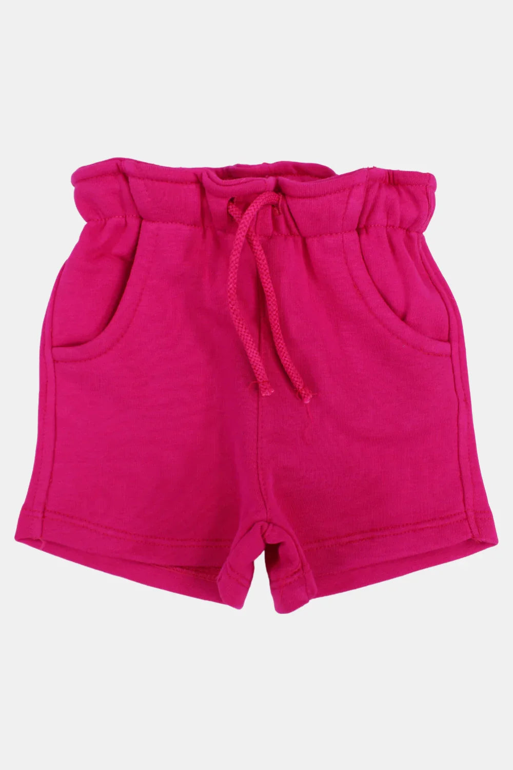 baby cotton shorts – fuchsia - playmore